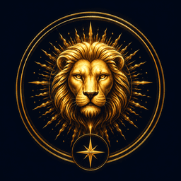 Lion Face Medallion